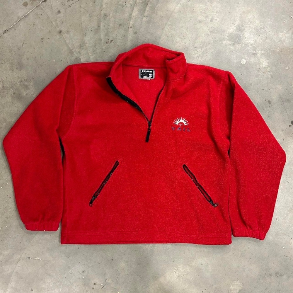 Vintage Vail Colorado Size Small Medium Fleece Quarter Zip
